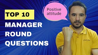 Top 10 Manager Round Interview Questions and Answers in IT and Software Industry [upl. by Eedahs]