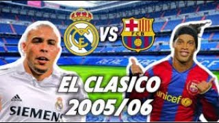 EL CLASICO 0506 Season  Real Madrid v FC Barcelona  The Most Realistic Football Game Ever Made [upl. by Ravahs]