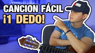 😱 TU PRIMERA CANCION EN GUITARRA 😱  SUPER FACIL  SOLO CON UN DEDO  PARA PRINCIPIANTES [upl. by Akir100]