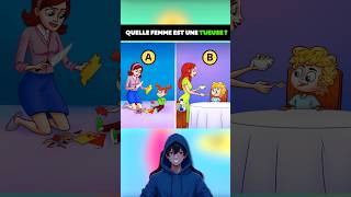 Quelle femme est une tueuse  quiz animation enigmes shorts tiktok humour devinette [upl. by Lambrecht]