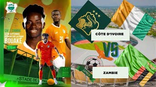 éliminatoire CAN 2025  Côte dIvoire Vs Zambie Voici les 11 éléphants entrants probables [upl. by Idisahc]