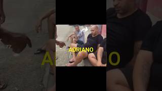 He was one of the greatest legends but he ended up like this on Brazilian streets 💔😥 Adriano 2024💔 [upl. by Acirt]