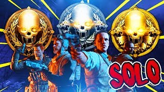 GAUNTLETS  “HELLCATRAZ” SOLO COMPLETION STRATEGY Black Ops 4 Zombies Tutorial [upl. by Sert]