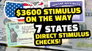 Stimulus Check 2024 Finally Stimulus Checks In This 7State Full Breakdown [upl. by Antony]