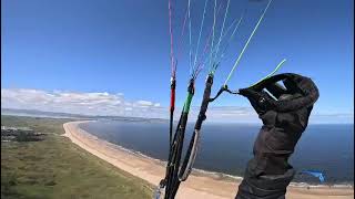 paragliding Ireland Paul Cunningham Downhill magilligan [upl. by Llenrup]