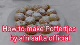 How To Make Poffertjes By Afri Sapta Official [upl. by Pears]