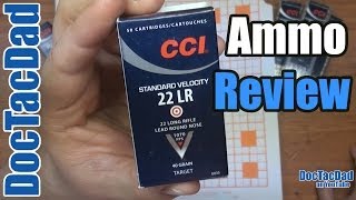 CCI Standard Velocity 22LR  Ammo Review [upl. by Aisya916]