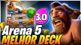 MELHOR DECK ARENA 5 OFICINA DO CONSTRUTOR [upl. by Jonati]