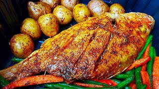 Just 3 Ingredients Tasty Air Fryer Red Snapper in 10 minutes [upl. by Wamsley370]