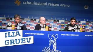 Pressekonferenz MSV Duisburg gegen 1 FC Magdeburg 00 00 [upl. by Anisah]