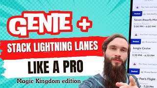 Quick Guide How to REALLY Stack Lightning Lanes at Magic Kingdom [upl. by Raffin490]