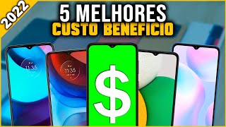 Os 5 Melhores Melhores Celulares Custo Beneficio 2022 [upl. by Tfat]