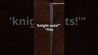 Arming Sword The Knights Ultimate Weapon Medieval Facts You Didnt Know [upl. by Yk392]