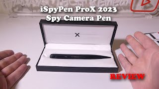 iSpyPen Pro X  Spy Camera Pen REVIEW [upl. by Anawat]