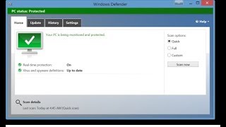 How To Permanently Disable Or Enable Windows Defender In Windows 81 and 10 [upl. by Enecnarf]