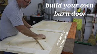 Build your own barn doors Easy step by step instructions [upl. by Fryd546]