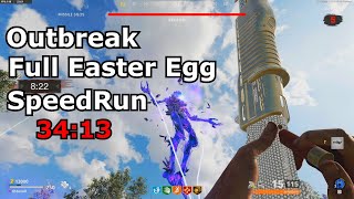 Outbreak Full Solo Easter Egg SpeedRun amp Boss Fight [upl. by Slerahc]