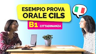 Esempio PROVA ORALE esame CILS B1 cittadinanza Italiana 🇮🇹 Parlato in modo chiaro [upl. by Bixler]