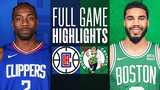 CLIPPERS at CELTICS  FULL GAME HIGHLIGHTS  January 27 2024 [upl. by Suolekcin]