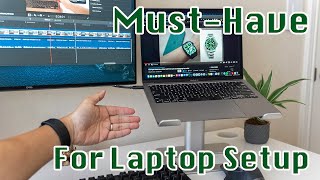 Ergonomic Laptop Desk Setup  BoYata Laptop Stand Review [upl. by Sabec811]