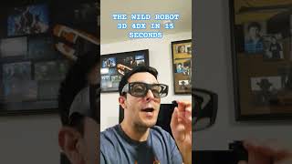 The Wild Robot 3D 4DX in 15 Seconds [upl. by Attiuqram]