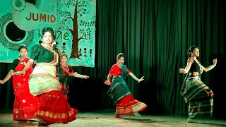 Jhipir Jhipir Dah e Jari Jumid 2024 Stage Dance Performance  Santali New Video  Jusswca [upl. by Nylecyoj]