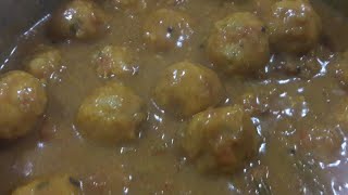 paruppu urundai kuzhambu tamilhow to makeparupu urundai kulambudal kofta recipekofta curry recipe [upl. by Federica]