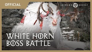 Crimson Desert  White Horn Boss Battle Gameplay  gamescom 2024 [upl. by Pomcroy454]