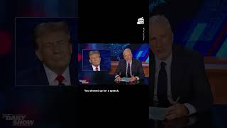 Jon Stewart Reacts to Donald Trump Saying January 6 Wasnt His Fault [upl. by Nylek]