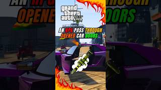 Can an RPGs Pass Through Opened Car Doors in GTA Games [upl. by Nirek]