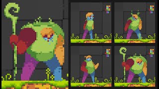 Speedpaint  Pixel Art  Character Design Practice 03 [upl. by Epotimet503]