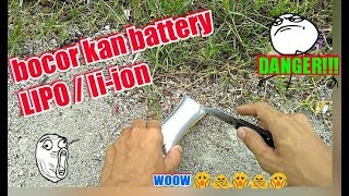 Tusuk buka battery LIPO  liion kembung [upl. by Neleb]