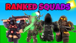 The most INSANE RANKED SQUAD IN ROBLOX BEDWARS😳 [upl. by Yrogiarc]