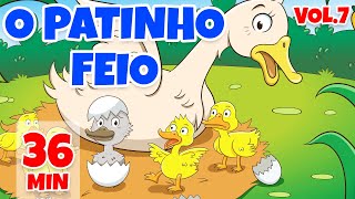 O Patinho Feio História completa Vol 7  Giramille 36 min  Desenho Animado Musical [upl. by Adaiha]