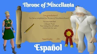 OSRS Throne of Miscellania Español [upl. by Lustig812]