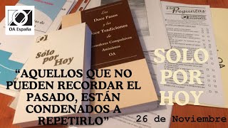 Reflexión Diaria COMEDORES COMPULSIVOS 26 de Noviembre [upl. by Inaffyt]