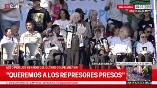 ESTELA de CARLOTTO “¿DÓNDE ESTÁN los CUERPOS de NUESTROS DESAPARECIDOS” [upl. by Imrots]