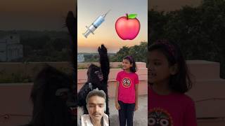 lnjecao Do Gorila 🦍🦧🐵🐒💉🍎kritikachannelShortsinjectionfunnycomedydoctorfunnymomentsfunnyvideo [upl. by Surtemed918]