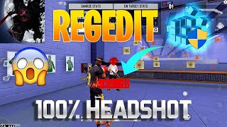 FREE FIRE BEST REGEDIT 100 HEDSHOT [upl. by Atilrahc211]