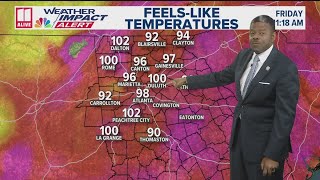 Forecast  Several counties under Weather Impact Alert due to heat advisory [upl. by Cristi]