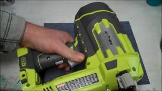 Ryobi 16ga Finish Nailer Review  Tips and Demonstration P325 [upl. by Fisoi616]