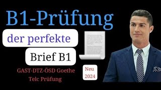 German Language Exam B1  2 x Brief schreiben B1 DTZGASTÖSD deutsch [upl. by Kolnos]