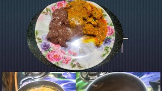 Chicken Curry amp Ragi Sangati recipeyoutubevideo ytshort food cooking [upl. by Clarette]