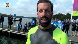 Ruud van Nistelrooy zwom mee met derde editie Swim to Fight Cancer [upl. by Silra887]