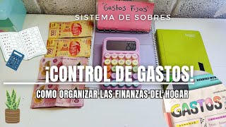 ORGANIZANDO LOS GASTOS DEL HOGAR 📝soy una ama de casa y así administro el dinero [upl. by Odama]