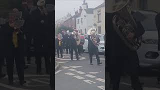 Local brass band this morning for memorial day [upl. by Rosaline]