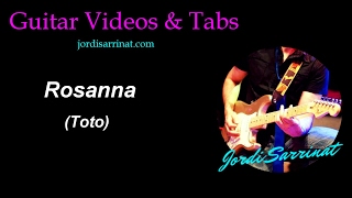 Rosanna Toto Solo Cover  Guitar Tab  pdf download [upl. by Novehc]