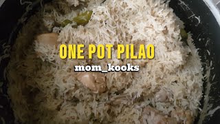 One Pot Pilao Recipe  Easy Pilao Recipe by momkooks [upl. by Esiuolyram]