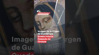 Milagrosamente imagen de Virgen de Guadalupe queda intacta después de choque​​  N Shorts [upl. by Mhoj]