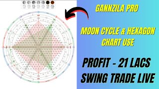 Gannzila Pro  Hexagon Chart amp Moon Cycle Strategy  21 Lacs Profit  Swing Trading Share Market [upl. by Ssej]